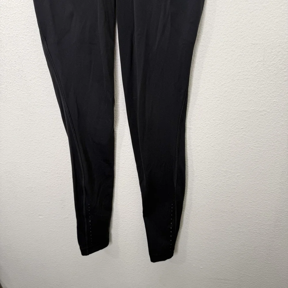 Lululemon Swift Speed High Rise Black Leggings Yoga Reflective 28